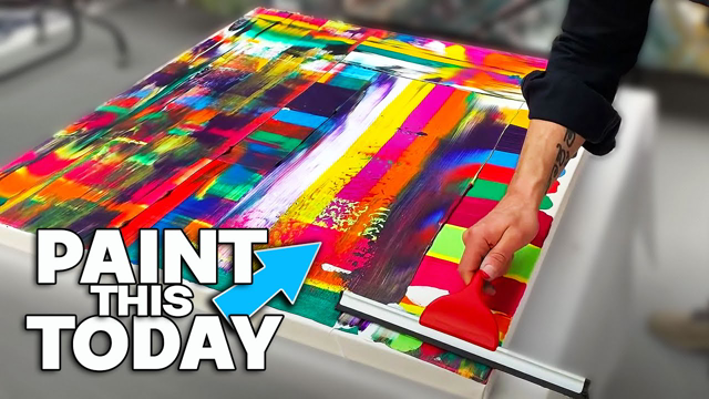 Make Your Own STUNNING Acrylic Painting - Easy How To Guide