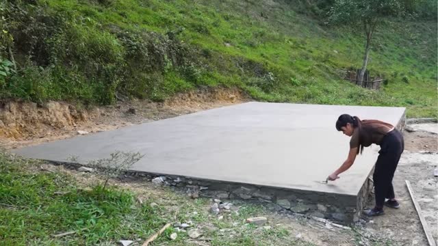 Woman Builds Off-Grid Villa in the Mountains in 210 Days | Start to Finish by @WildNovels