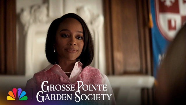 Catherine Spills Dirt on All the PTA Moms | Grosse Pointe Garden Society | NBC