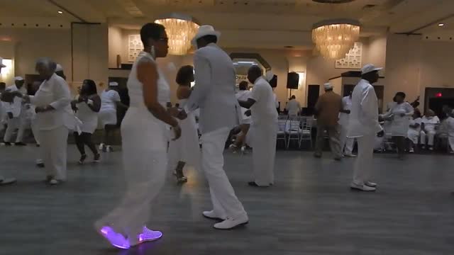 DA JA VU Steppers Assoc Steppin in White  July 5  2025  Do Not own copyright to music