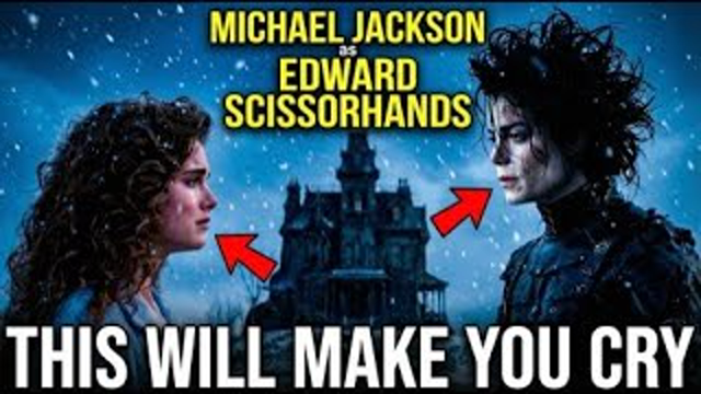 Get Ready To Cry 🥹 Michael Jackson as Edward Scissorhands