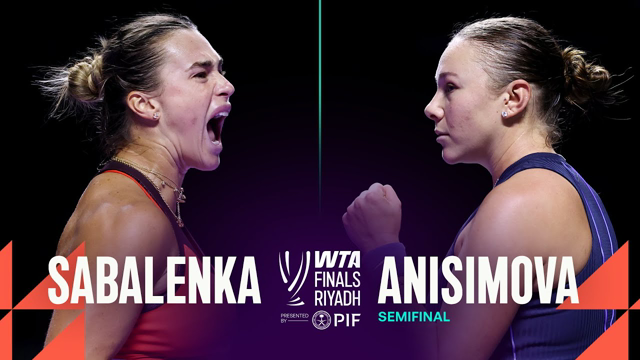 Aryna Sabalenka vs. Amanda Anisimova | 2025 WTA Finals Semifinal | WTA Match Highlights