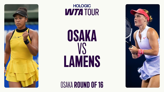 Naomi Osaka vs. Suzan Lamens | 2025 Osaka Round of 16 | WTA Match Highlights