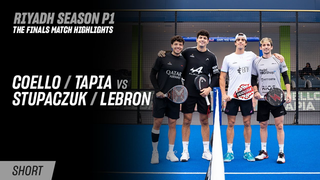Riyadh Season Premier Padel P1 πΈπ¦πΎ Coello / Tapia vs. Stupaczuk / Lebron (Men's Final Highlight)