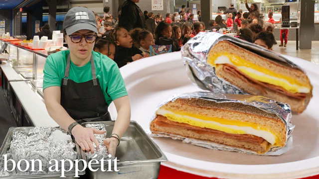 A Day with the Chef Making NYC's Best School Lunch | On The Line | Bon Appétit