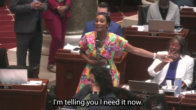 Democrat Raychel Proudie scolds Republicans for faux benevolence