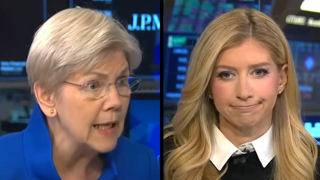Warren Rips Trump Host To Her Face on Live TV