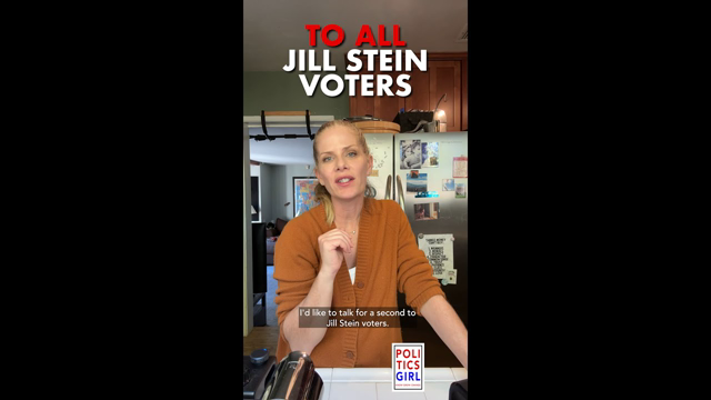 To All Jill Stein Voters