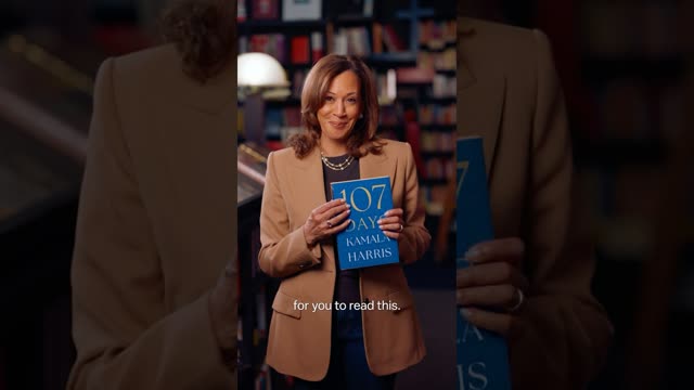 107 Days by Kamala Harris, coming September 2025